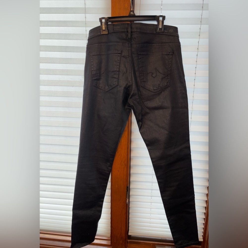 Adriano Goldsmied absolute leggings. Black coated skinny jeans. - Picture 3 of 10